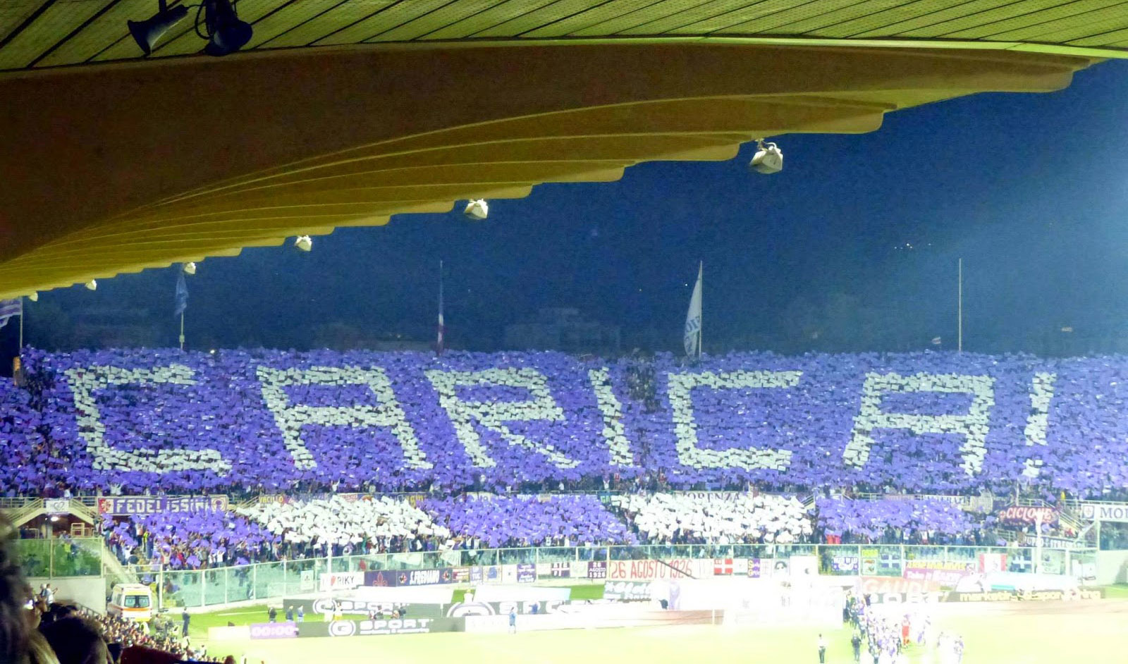 Fiorentina Inter coreografia Carica