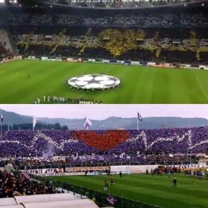 Coreografia Juventus vs Choreo Fiorentina