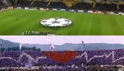 Coreografia Juventus vs Choreo Fiorentina