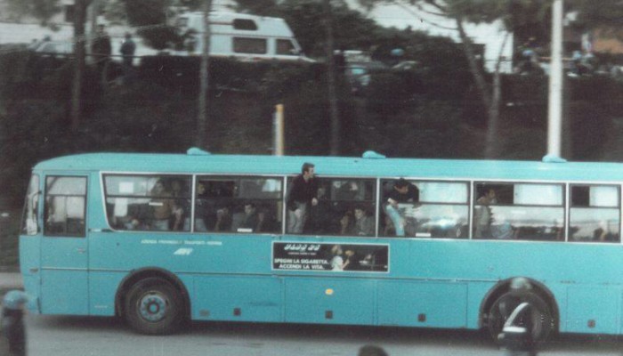 Brigate Gialloblu Hellas Verona in trasferta ad Ancona (Ancona - VERONA 1990-91)