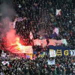 Brigate Gialloblu e Ultras Fiorentina insieme in curva Fiesole (Fiorentina - Hellas Verona)