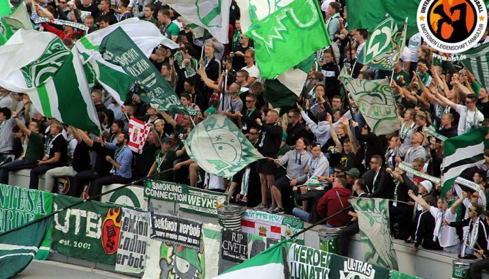 Coreografia Ultras Hertha BSC Berlino Harlekins