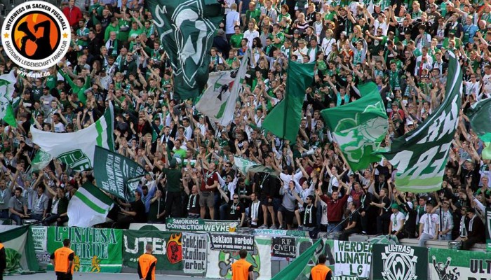 Coreografia Ultras Hertha BSC Berlino Harlekins