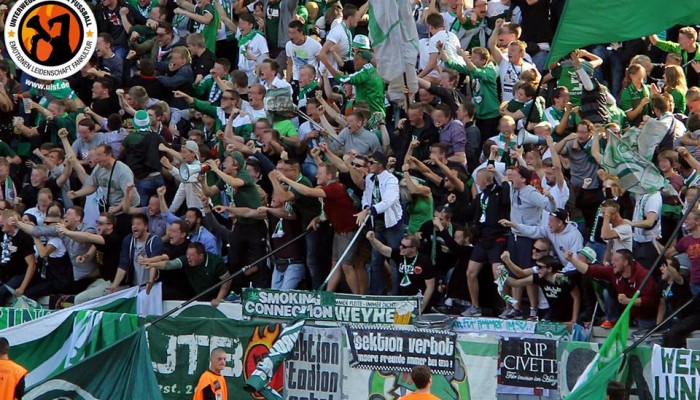 Coreografia Ultras Hertha BSC Berlino Harlekins