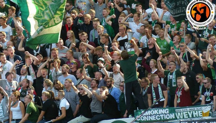 Coreografia Ultras Hertha BSC Berlino Harlekins