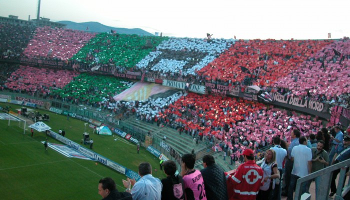 Coreografia tifosi Palermo