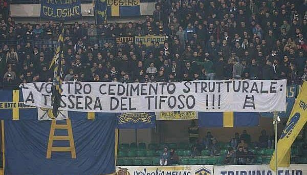 I Butei Hellas Verona per l'osservatorio sulle manifestazioni sportive dopo la trasferta vietata a Napoli per problemi di cedimento strutturale