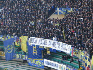 Butei Curva Sud Verona Hellas. Buon natale ai nostri butei