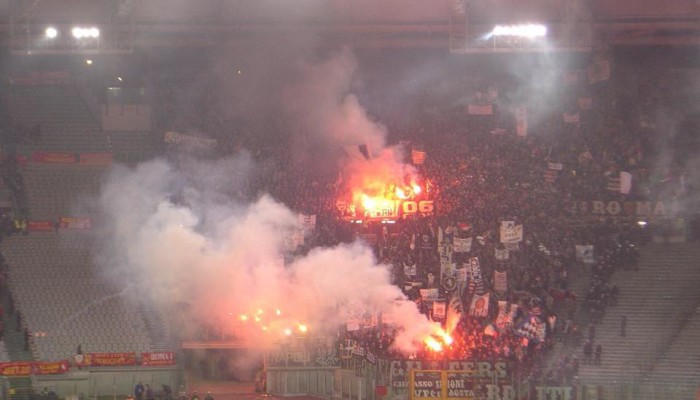 Ultras Juventini a Roma (Roma vs Juve 2003-04)