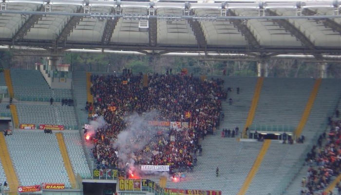 Ultras Messina a Roma