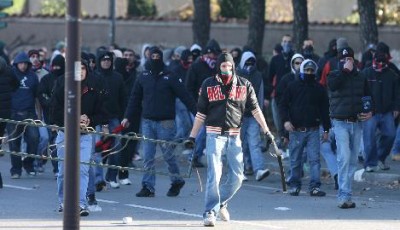 Ultras Milan scontri Curva Sud Milano