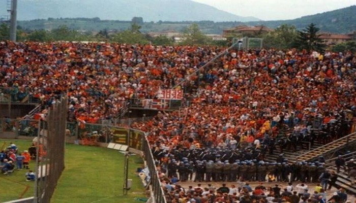 Ultras Salernitani a Bergamo (Atalanta - SALERNITANA 1994-95)